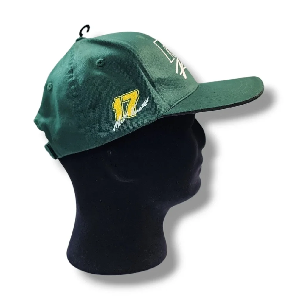 R+L Racing Matt Kenseth #17 Strapback Hat‎ Cap Green NASCAR Nextel Cup
